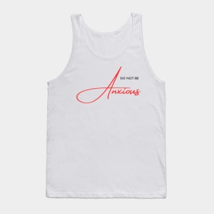 Philippians 4:6 Be Anxious for Nothing V4 Tank Top